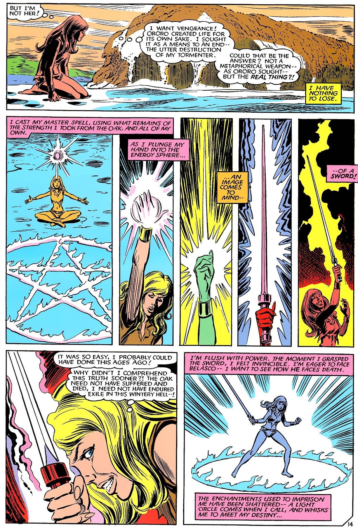 When Did Magik's Soulsword Become a Giant Sword?