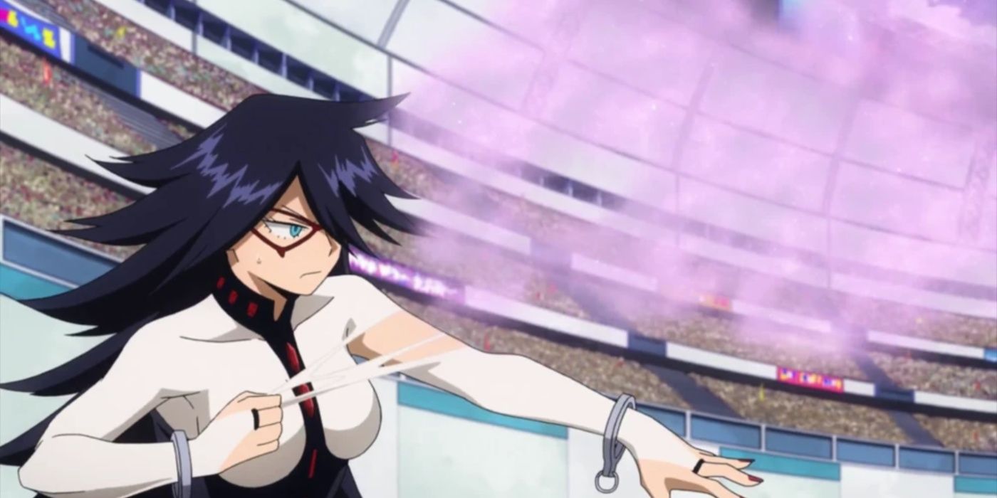 Midnight using her Somnambulist Quirk during the Sports Festival in My Hero Academia