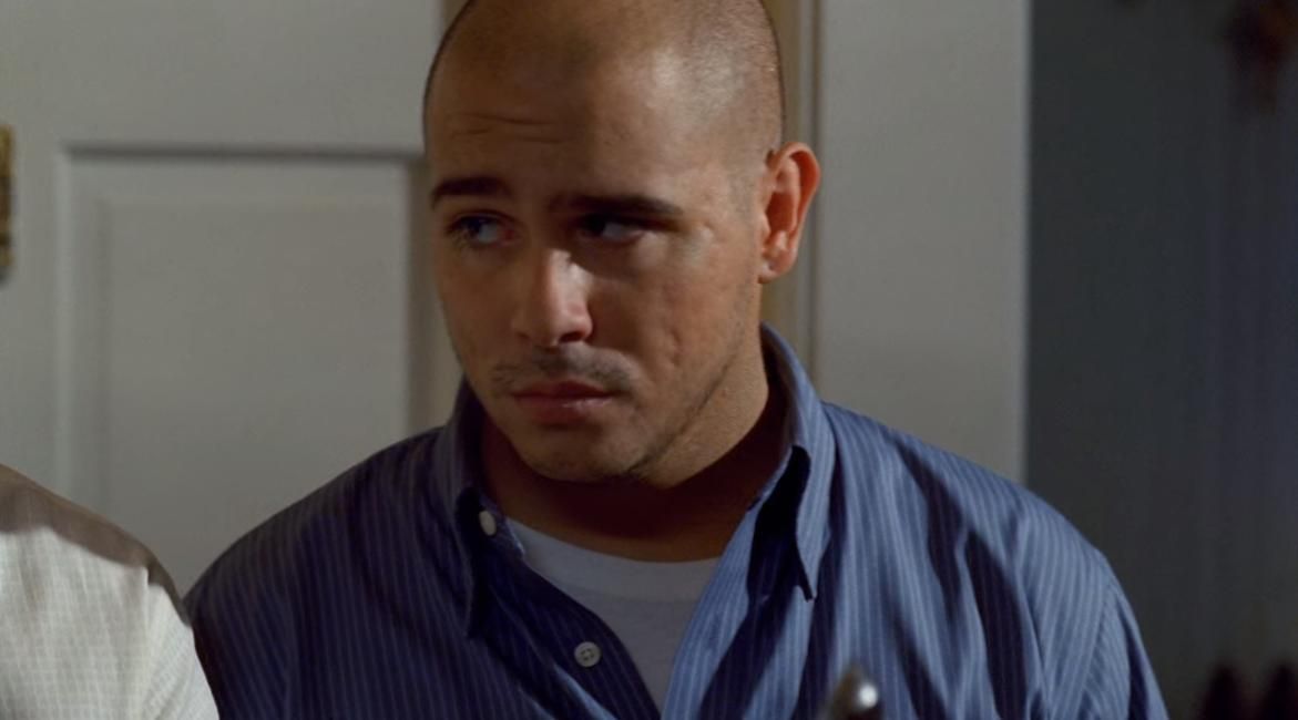Ervin Robles, one of the unsubs from Criminal Minds, looks shy and scared