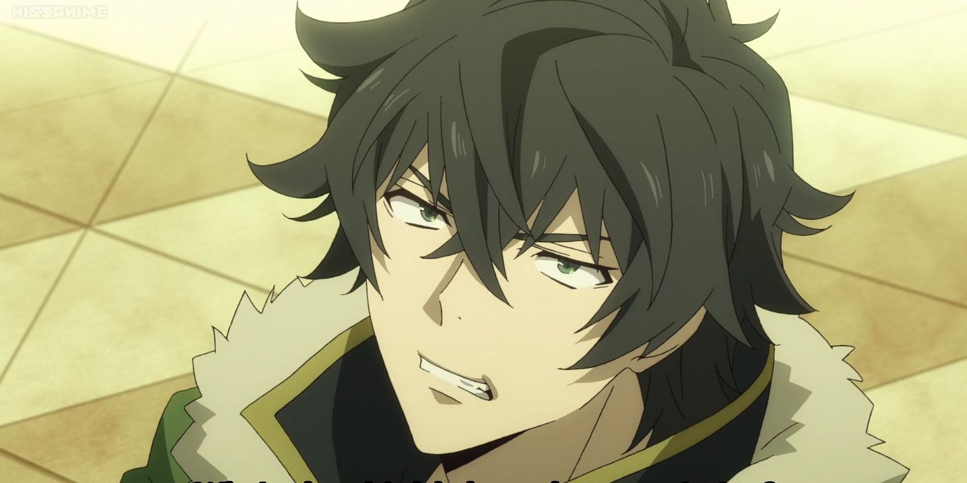 Naofumi in The Rising of the Shield Hero