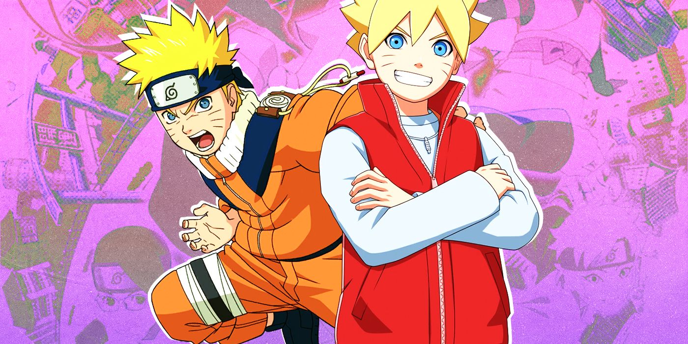 Naruto from Naruto and Boruto from Naruto: Next Generations