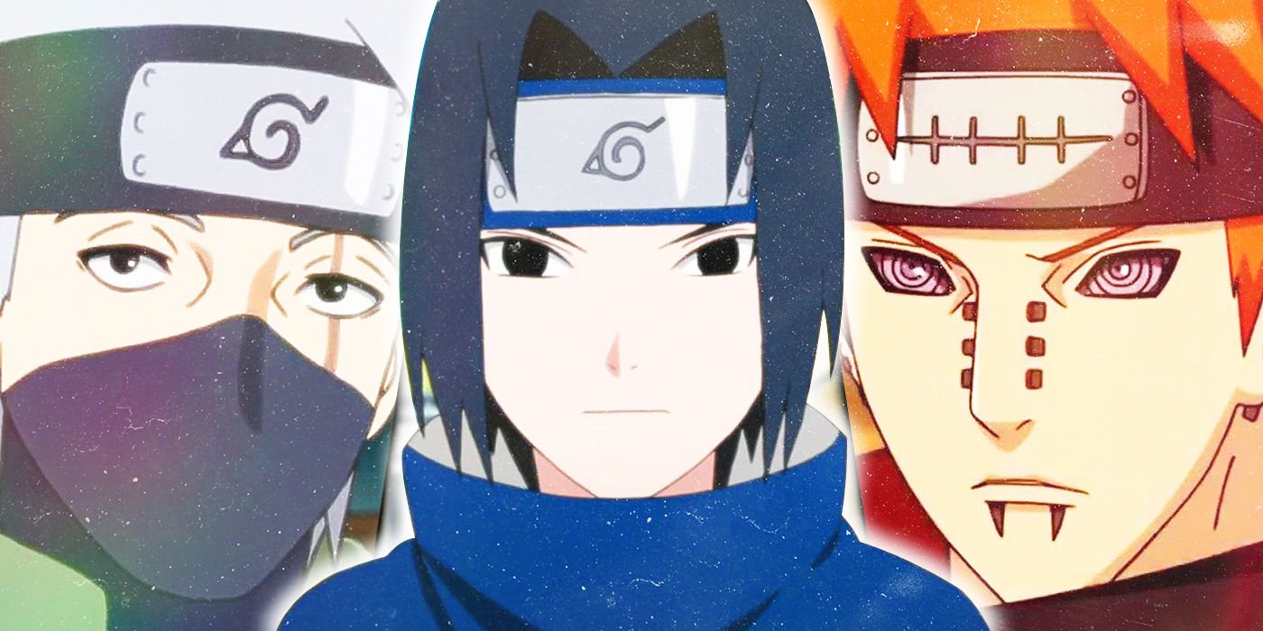 Kakashi, Sasuke and Pain from Naruto