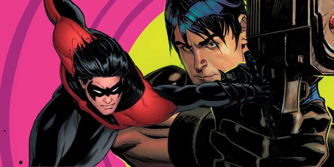Mikel Janin drawing Dick Grayson and Nightwing