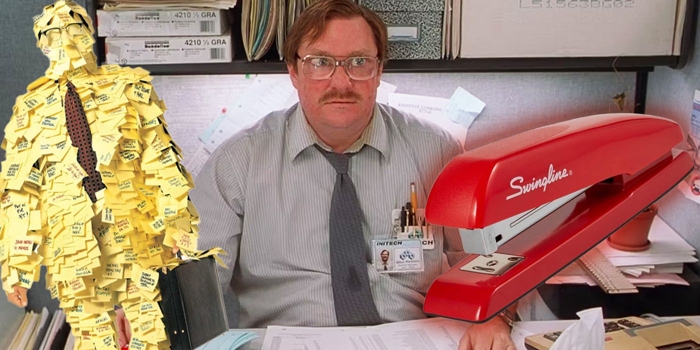 Странная история печально известного красного степлера в офисном помещении