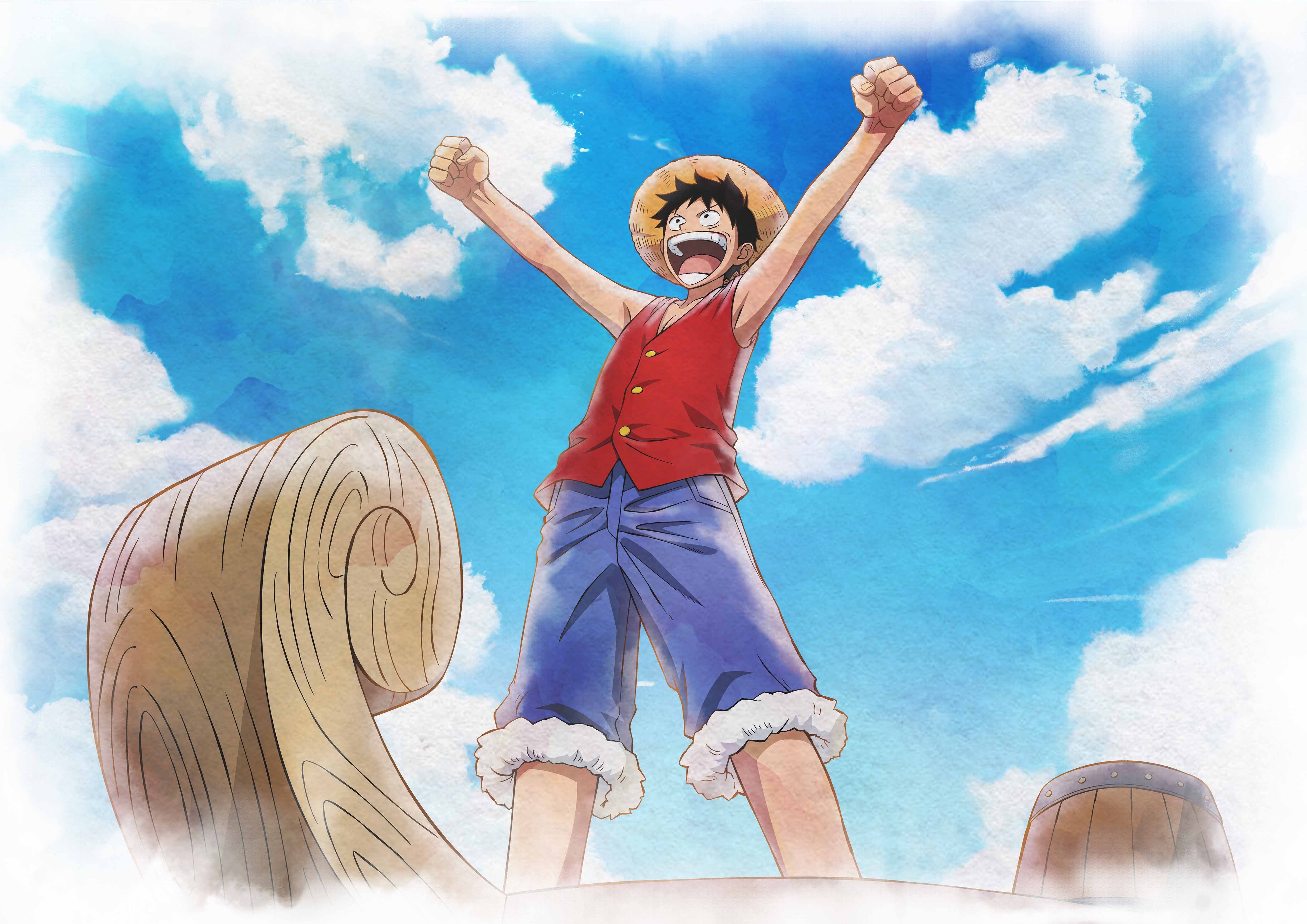 One Piece: Luffy birthday visual - setting sail