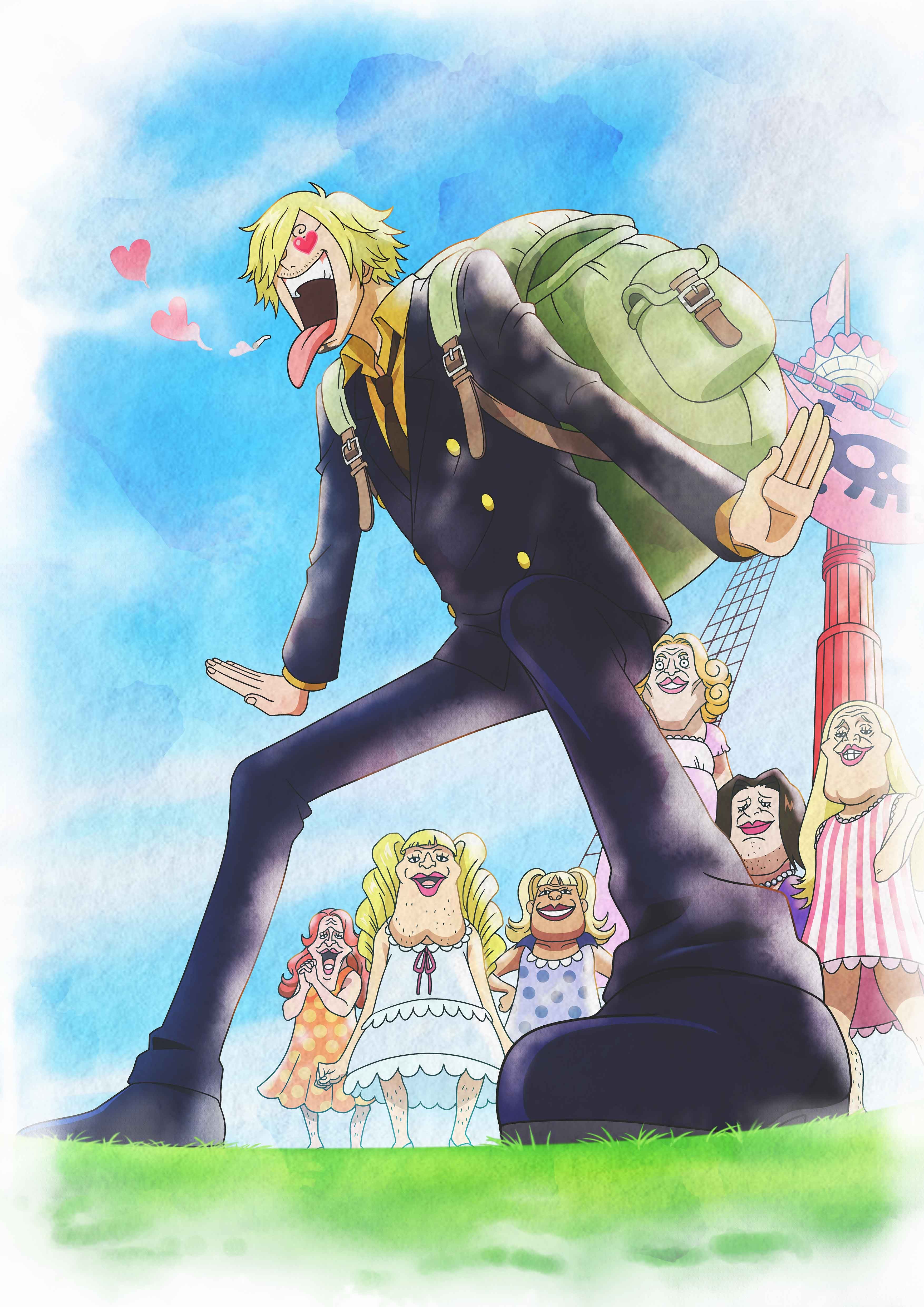 One Piece: Luffy birthday visual - Sanji in Sabaody