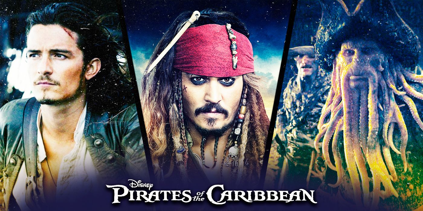 Pirates of the Caribbean' Jack Sparrow, Davy Jones and Will Turner