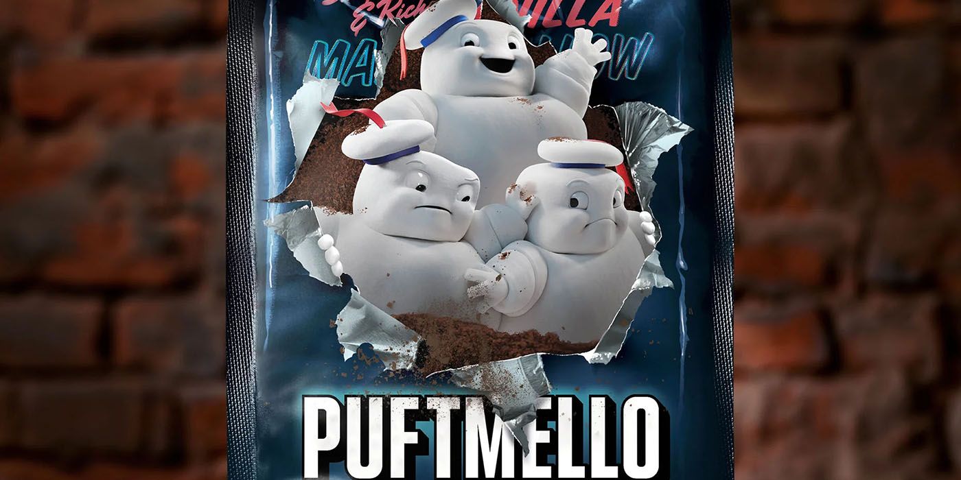 Ghostbusters: Frozen Empire Puftmello coffee blend container.
