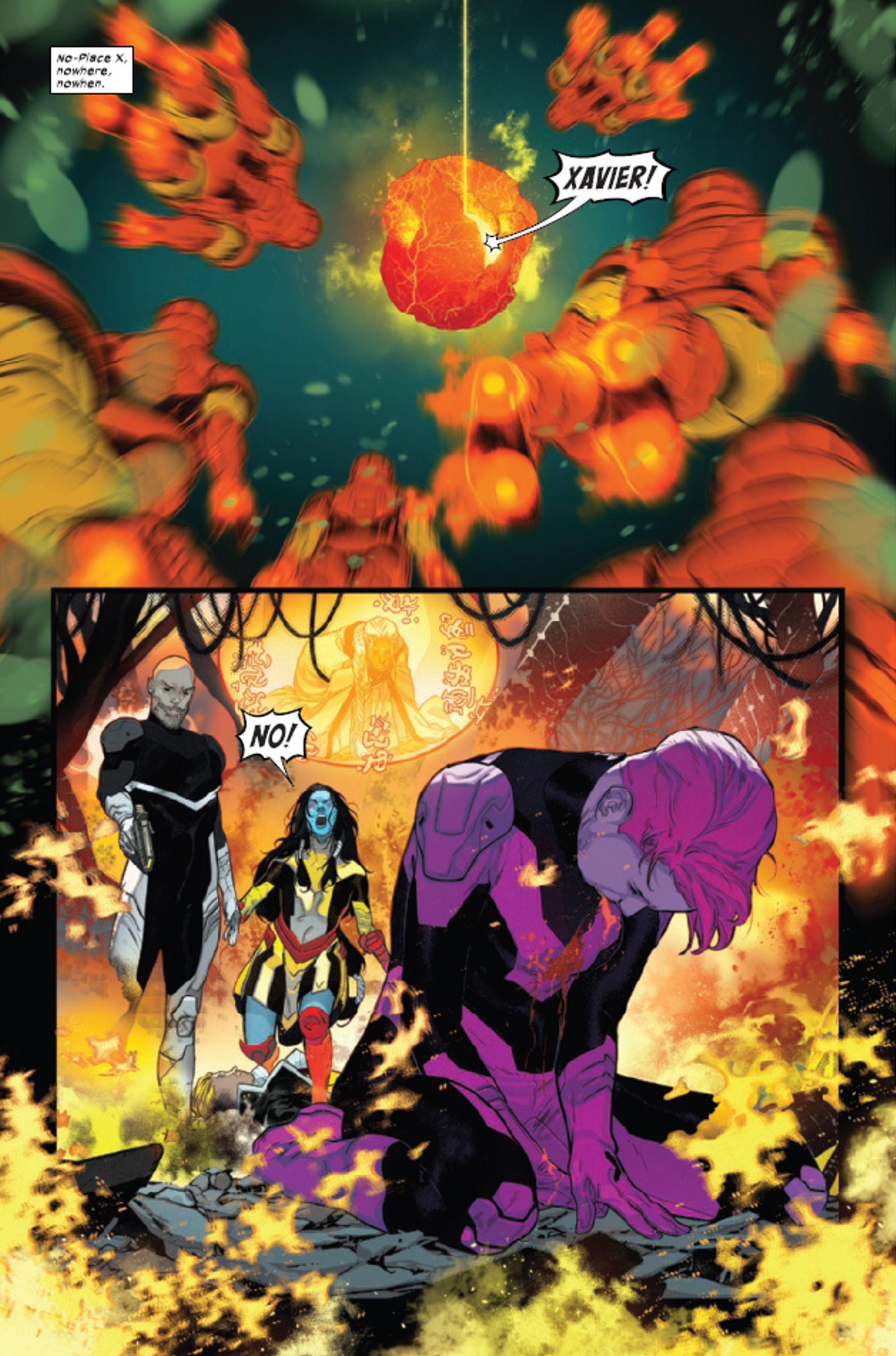 Профессор Икс ведет битву не на жизнь, а на смерть против опасного мутанта из Marvel