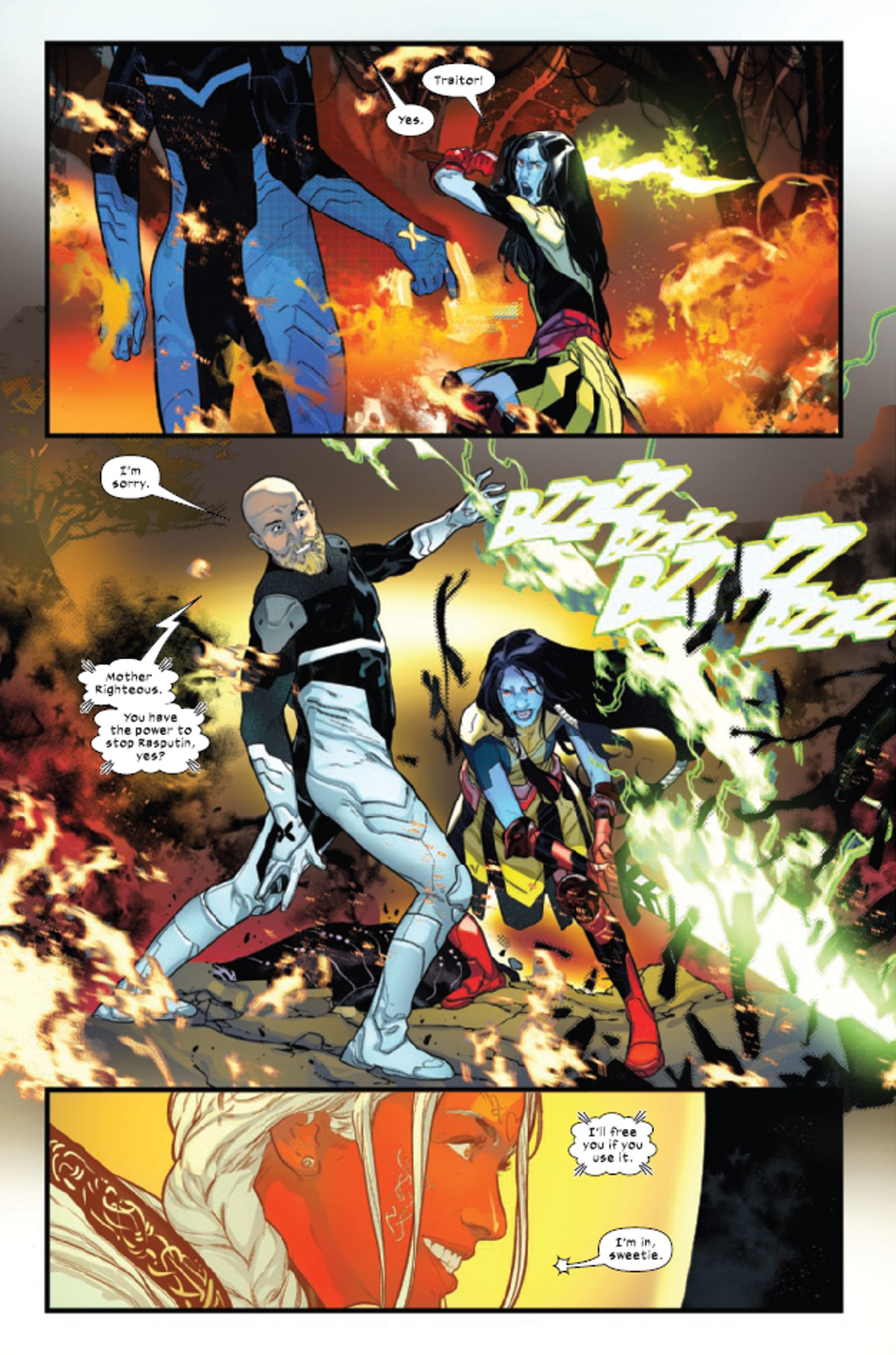 Профессор Икс ведет битву не на жизнь, а на смерть против опасного мутанта из Marvel