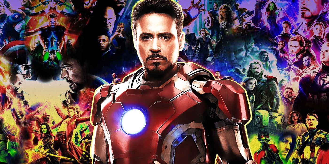 Robert Downey Jr as Iron Man in Marvel CInematic Universe