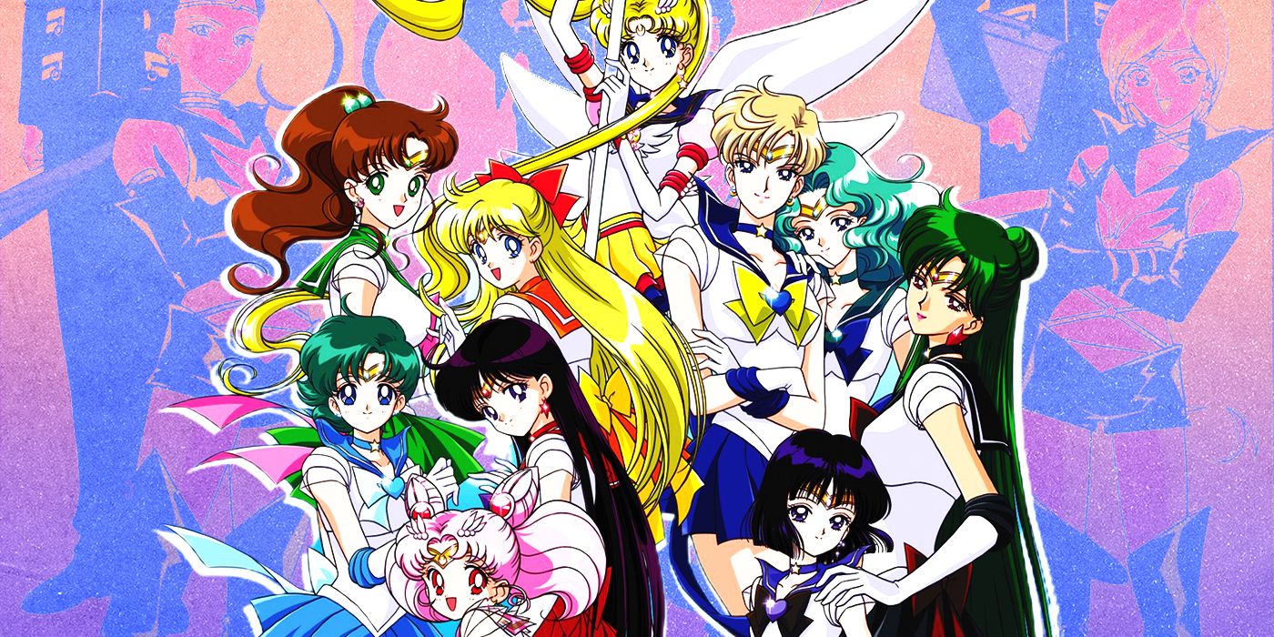 The main cast of the Sailor Moon: Sailor Stars anime (Season 5)