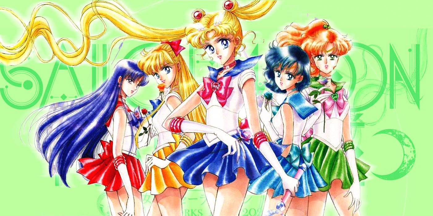 Sailor Moon's inner senshi from creator Naoko Takeuchi's Raisonné art book
