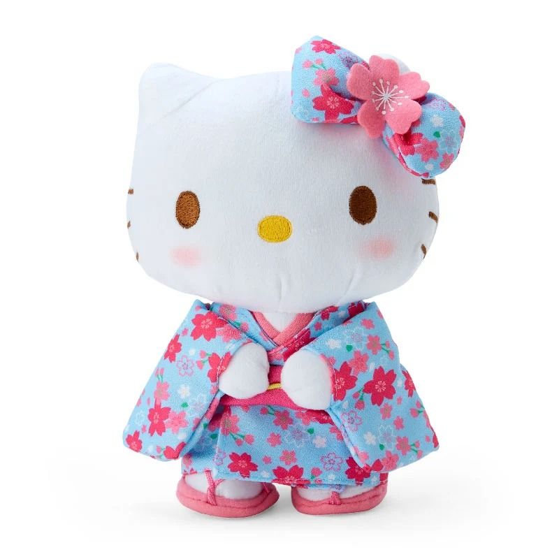 Hello Kitty от Sanrio официально представляет плюшевую игрушку-кимоно весной