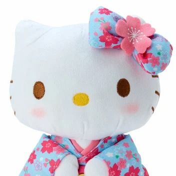 Hello Kitty от Sanrio официально представляет плюшевую игрушку-кимоно весной