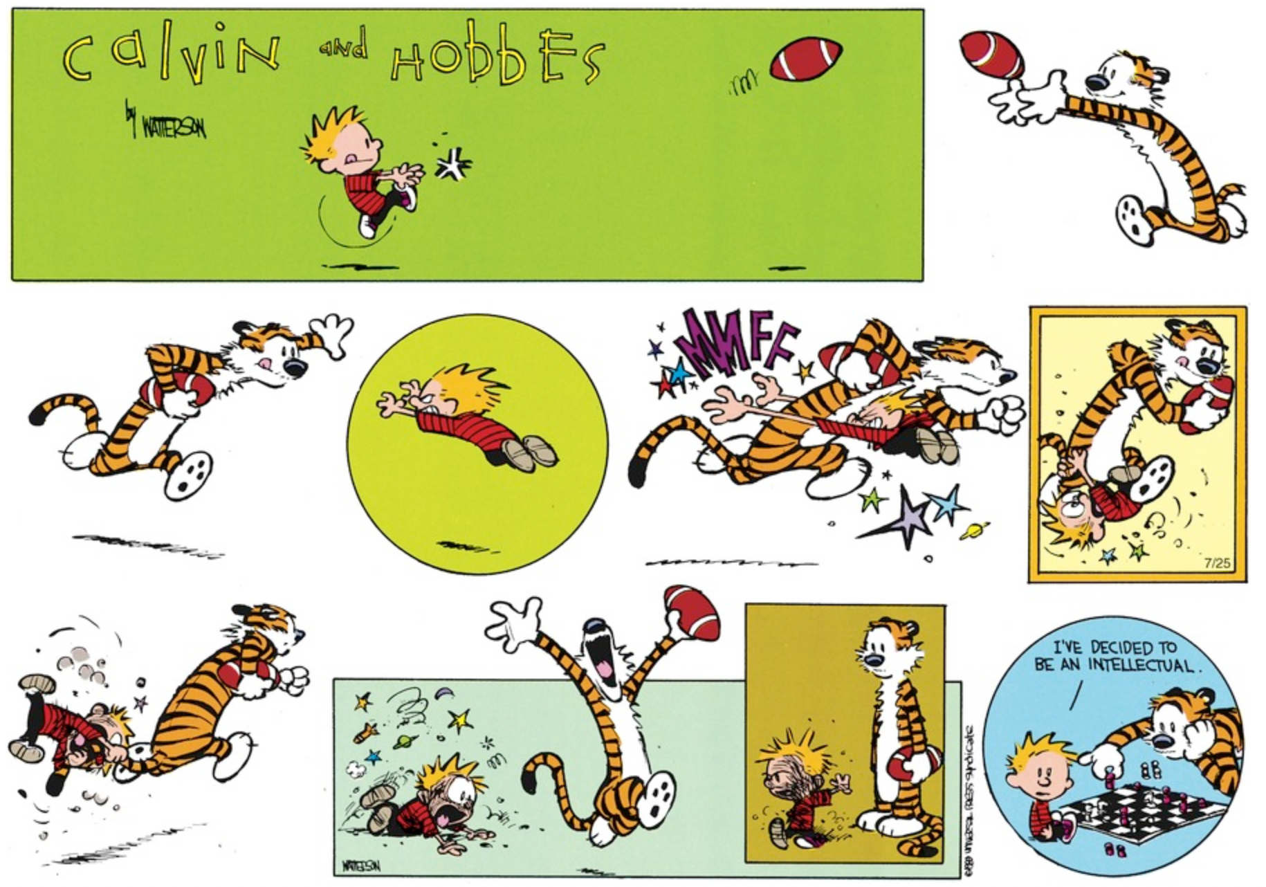 Кальвинбол от Calvin & Hobbes, объяснение