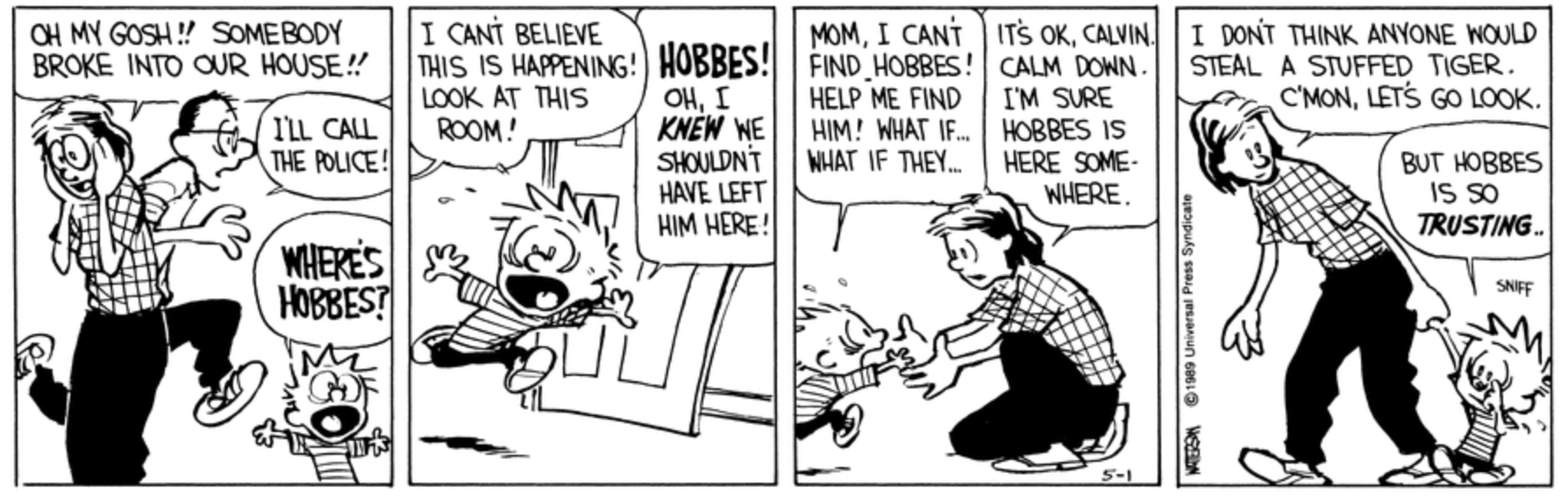 10 Darkest Calvin and Hobbes Comic Strips, Ranked