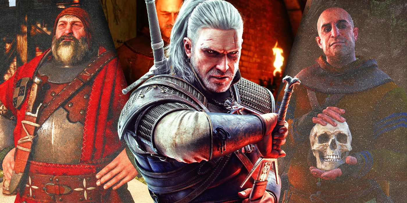 Split Images of Geralt, Bloody Baron, and Hearts of Stone