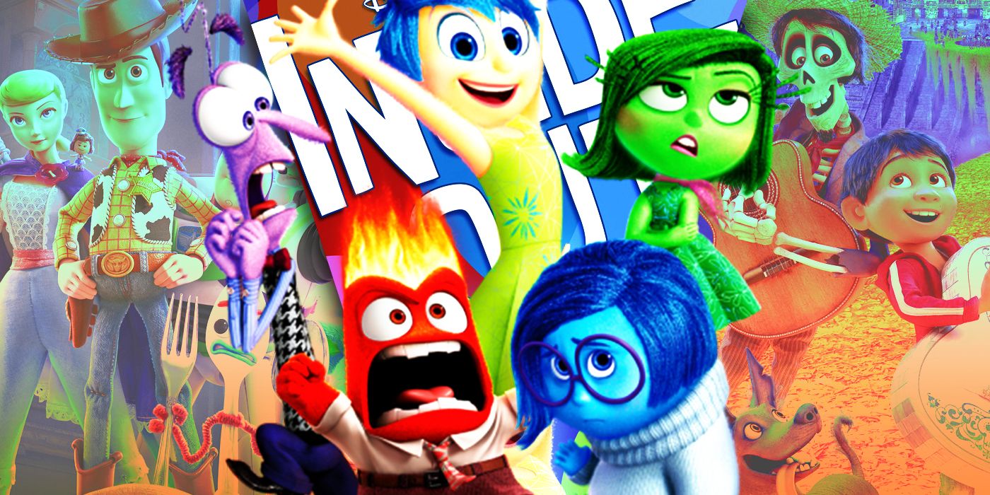 Все фильмы Pixar, начиная с «Наизнанку», в рейтинге