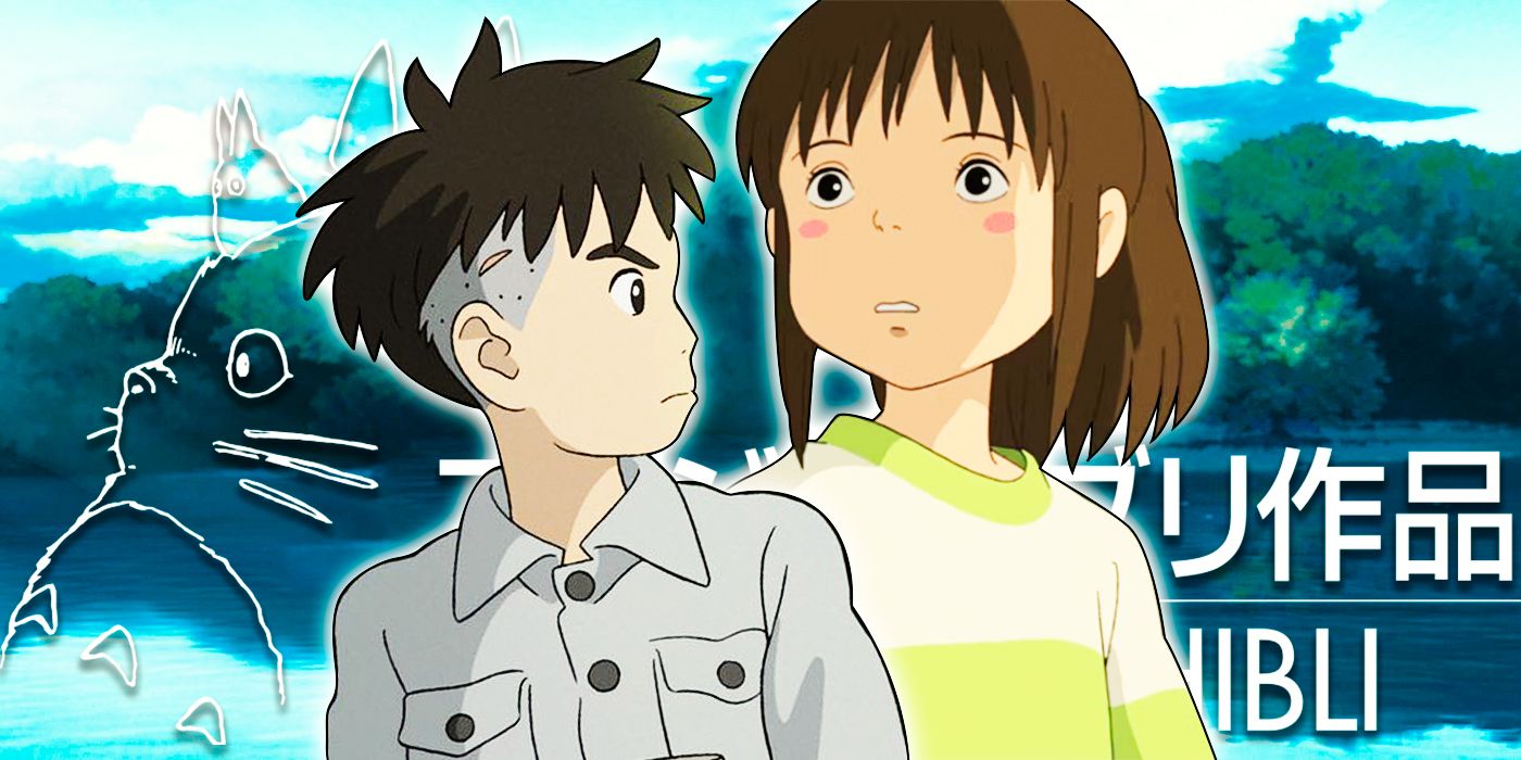 Studio Ghibli The Boy and The heron and Chihiro