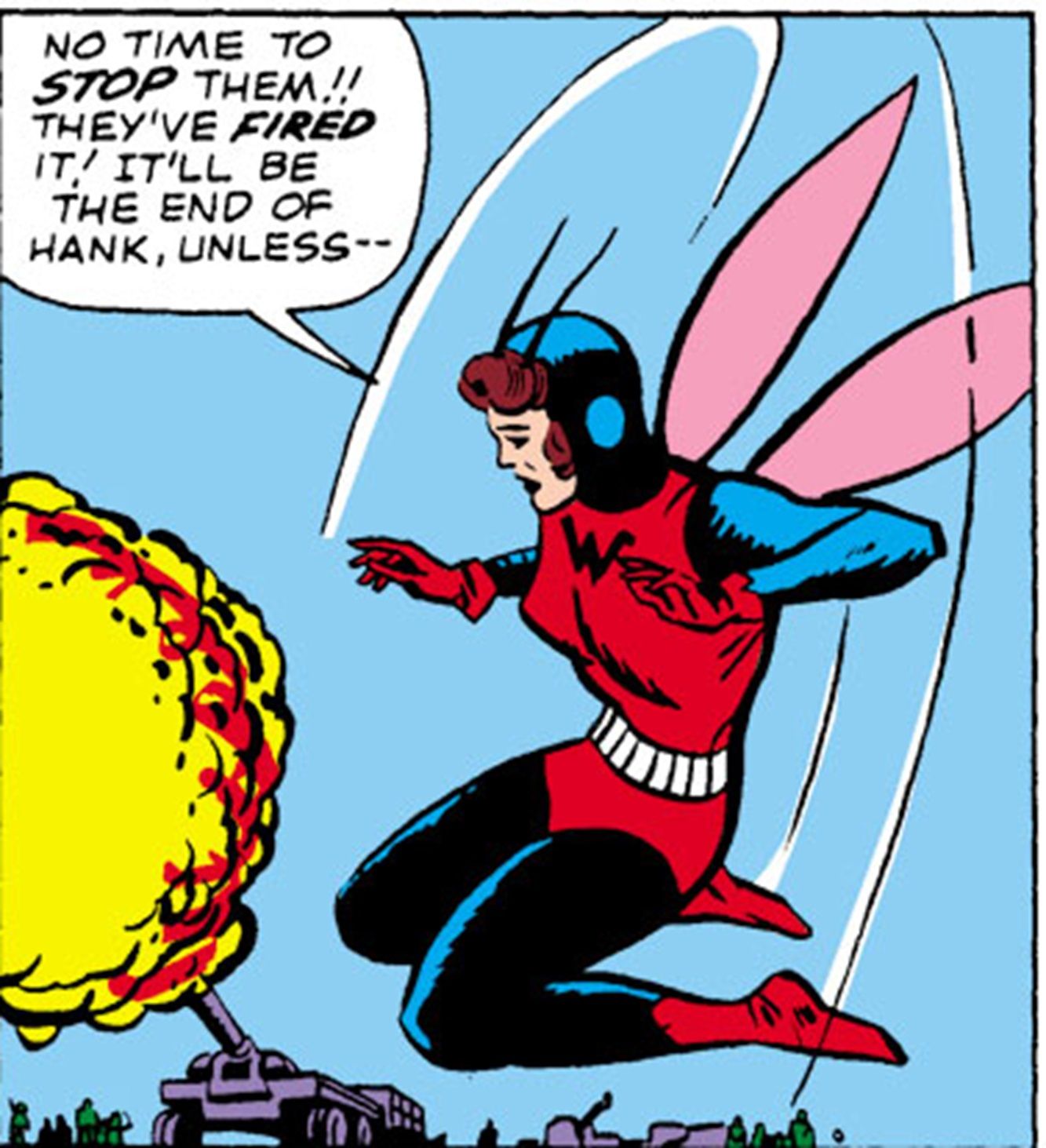 Wasp gets a new costume in Tales to Astonish #59