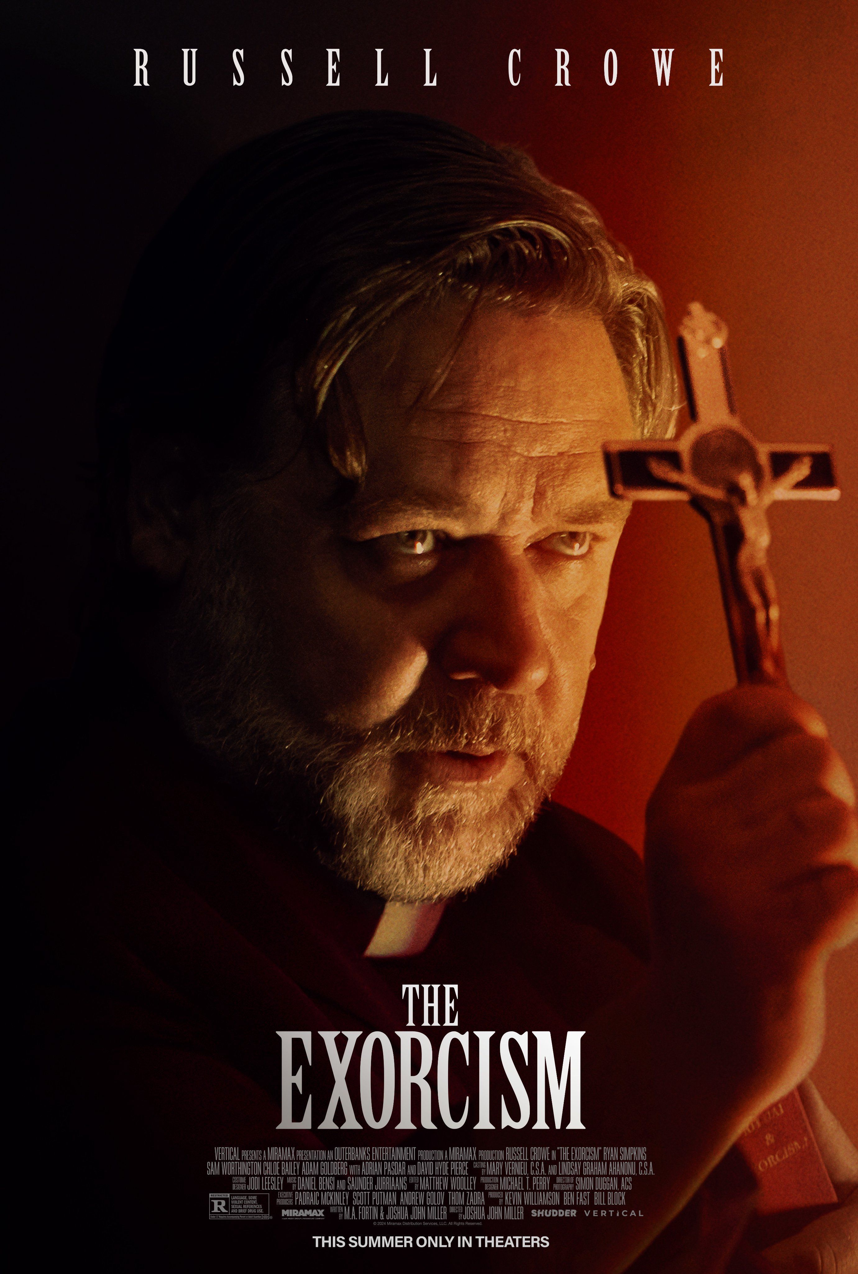 The first poster for Russell Crowe's The Exorcism.