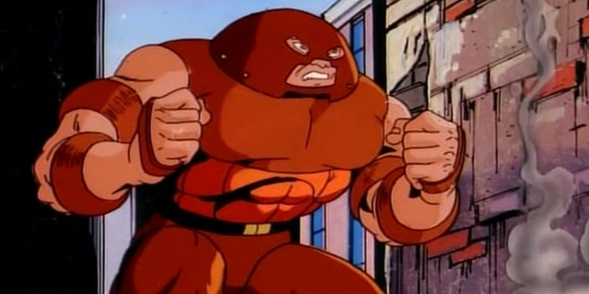 The Juggernaut ready to destroy in X-Men The Animated Series