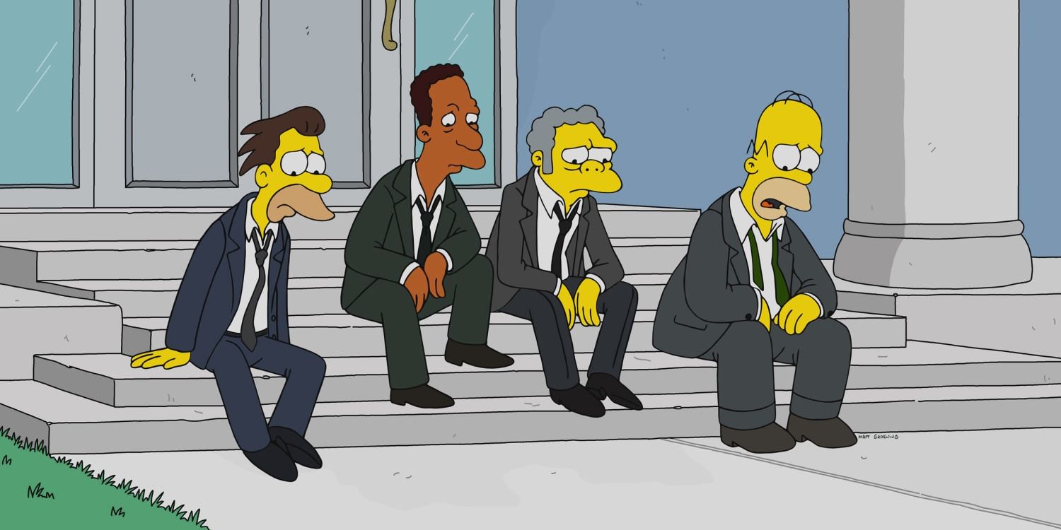 The Simpsons funeral
