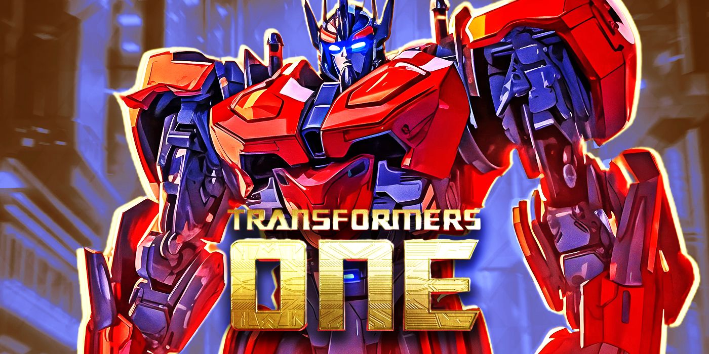 Mockup image of Transformers One Optimus Prime.