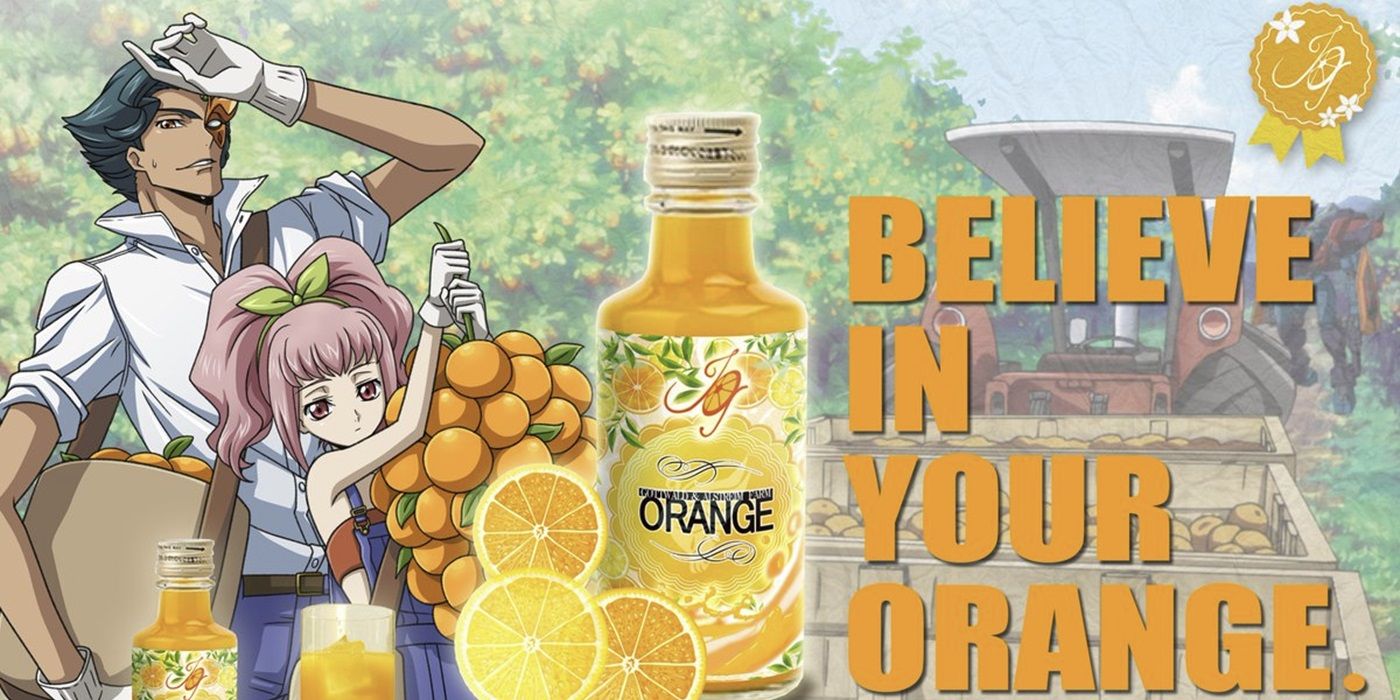 Code Geass' Jeremiah 'Orange-kun' and Anya in orange farm April Fool's joke
