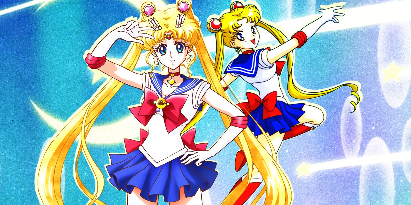 Usagi in Sailor Moon Crystal and Original