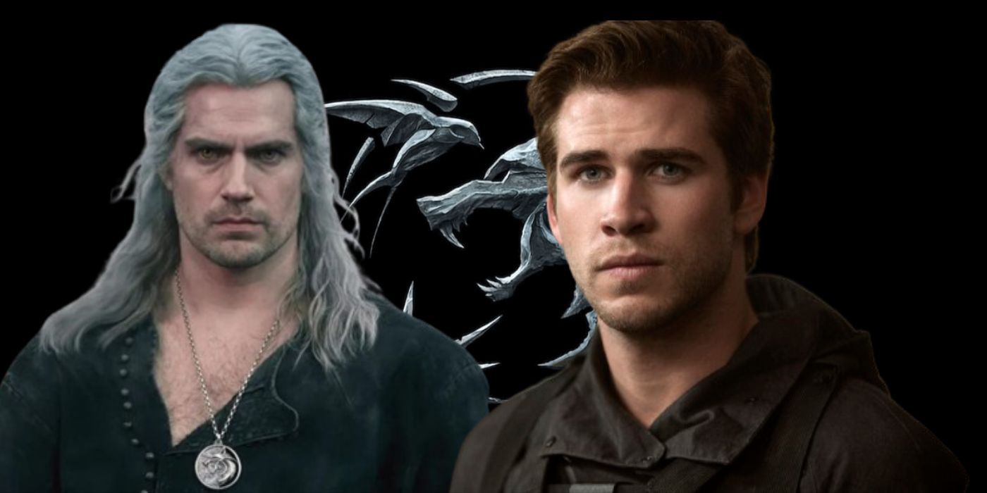 Henry Cavill behind Liam Hemsworth replacing him on The Witcher.
