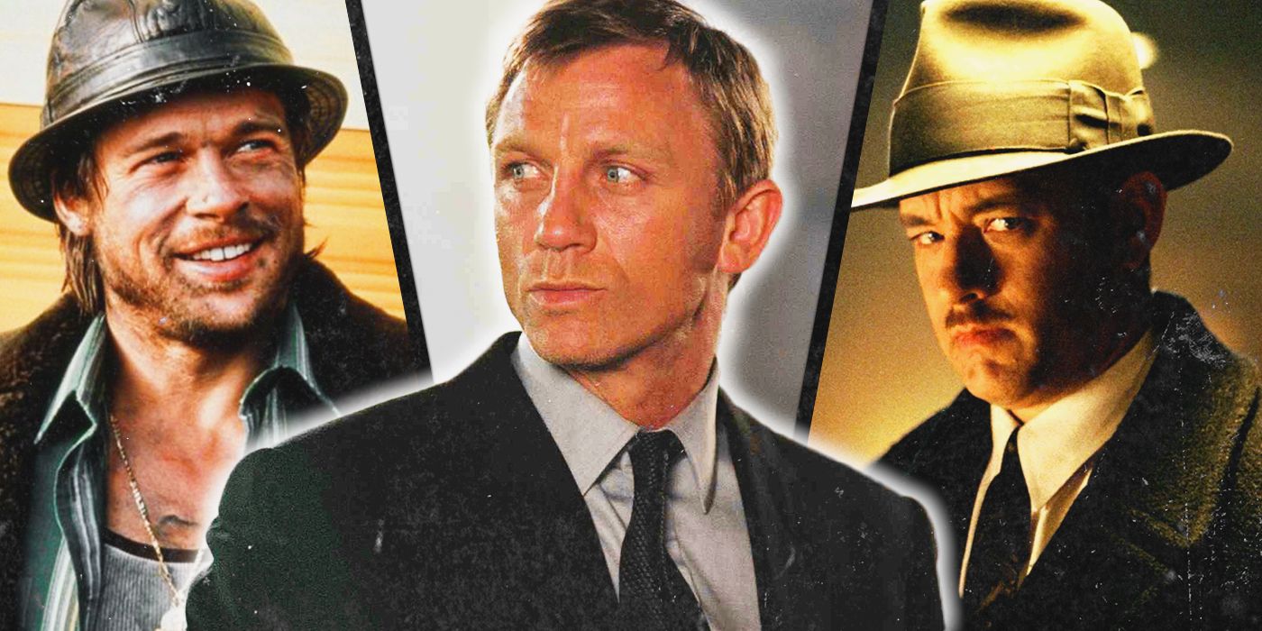 Brad Pitt in Snatch, Daniel Craig in Layer Cake and Tom Hanks in Road to Perdition 2