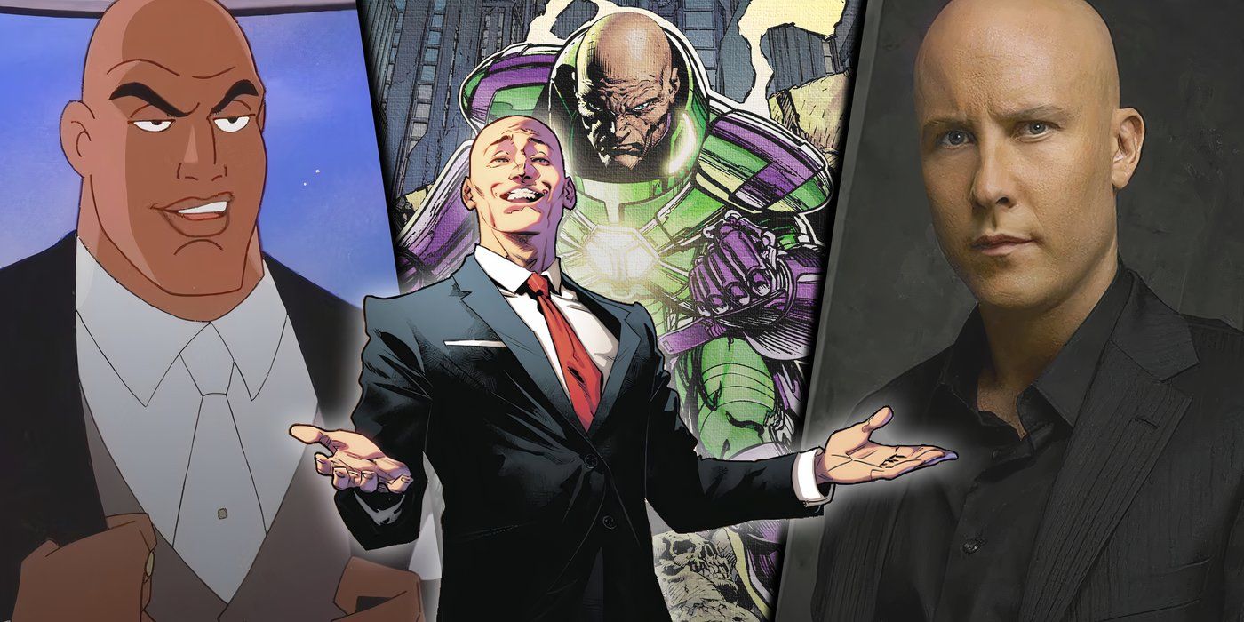 Split image of Versions Of Lex Luthor From Movies, TV and Comics