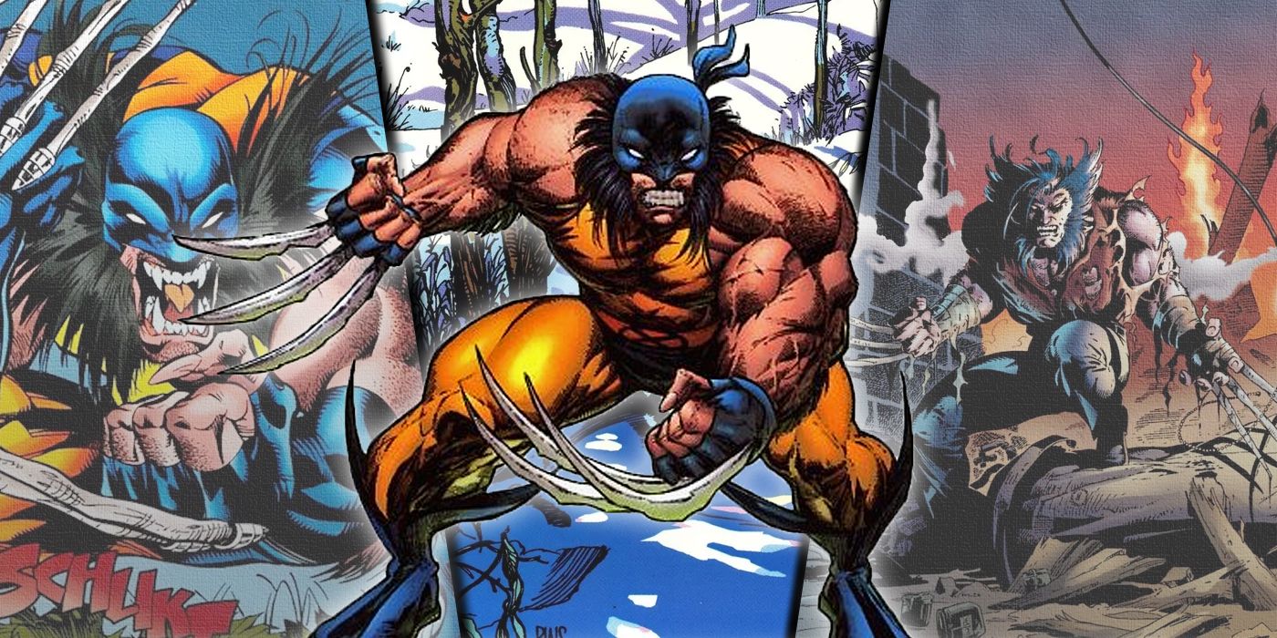 Bone Claw Wolverine in comic covers from the '90s