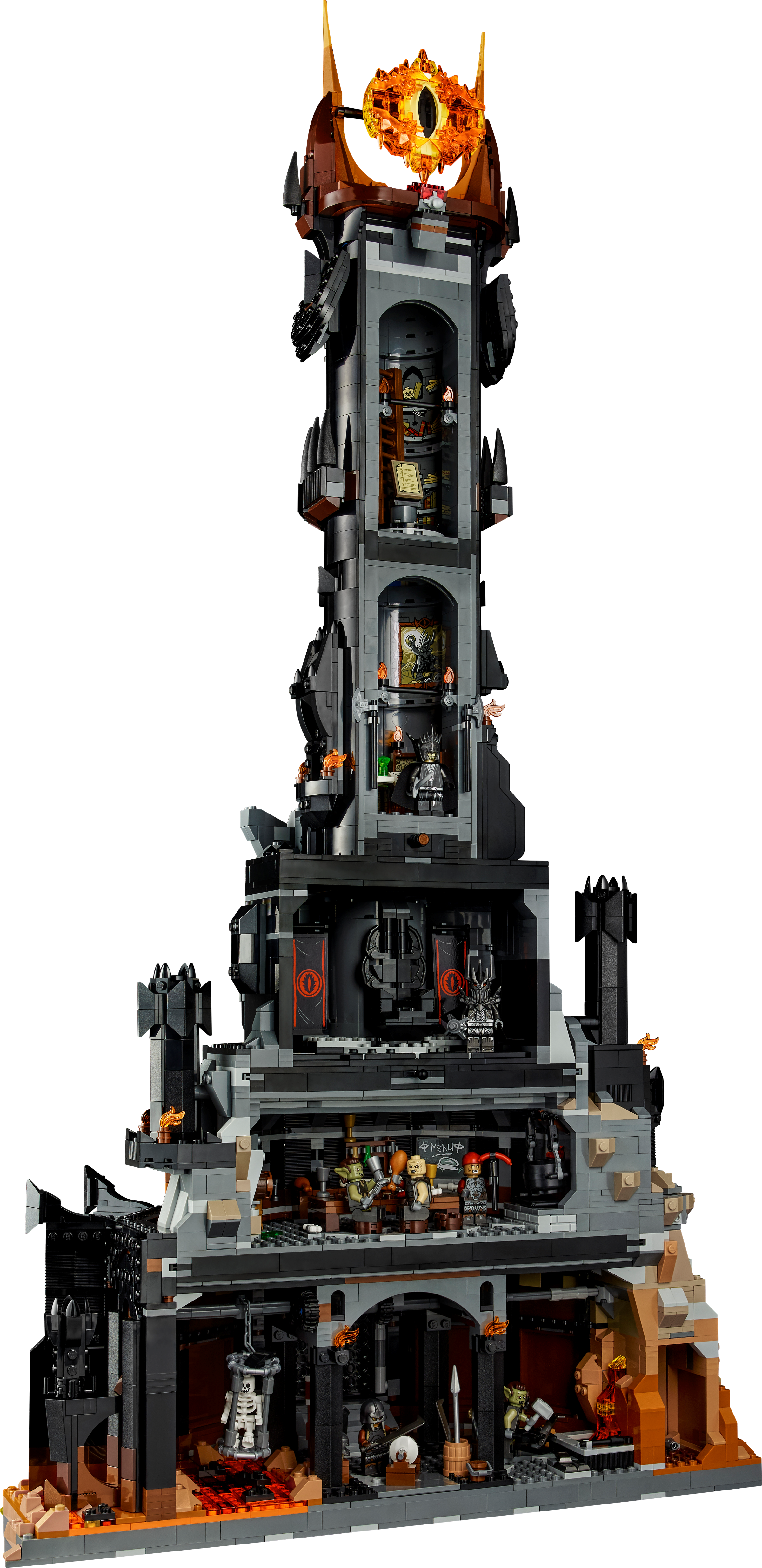 Lord of the Rings: Barad-dr Gets LEGO Set Complete With Mini Eye of Sauron