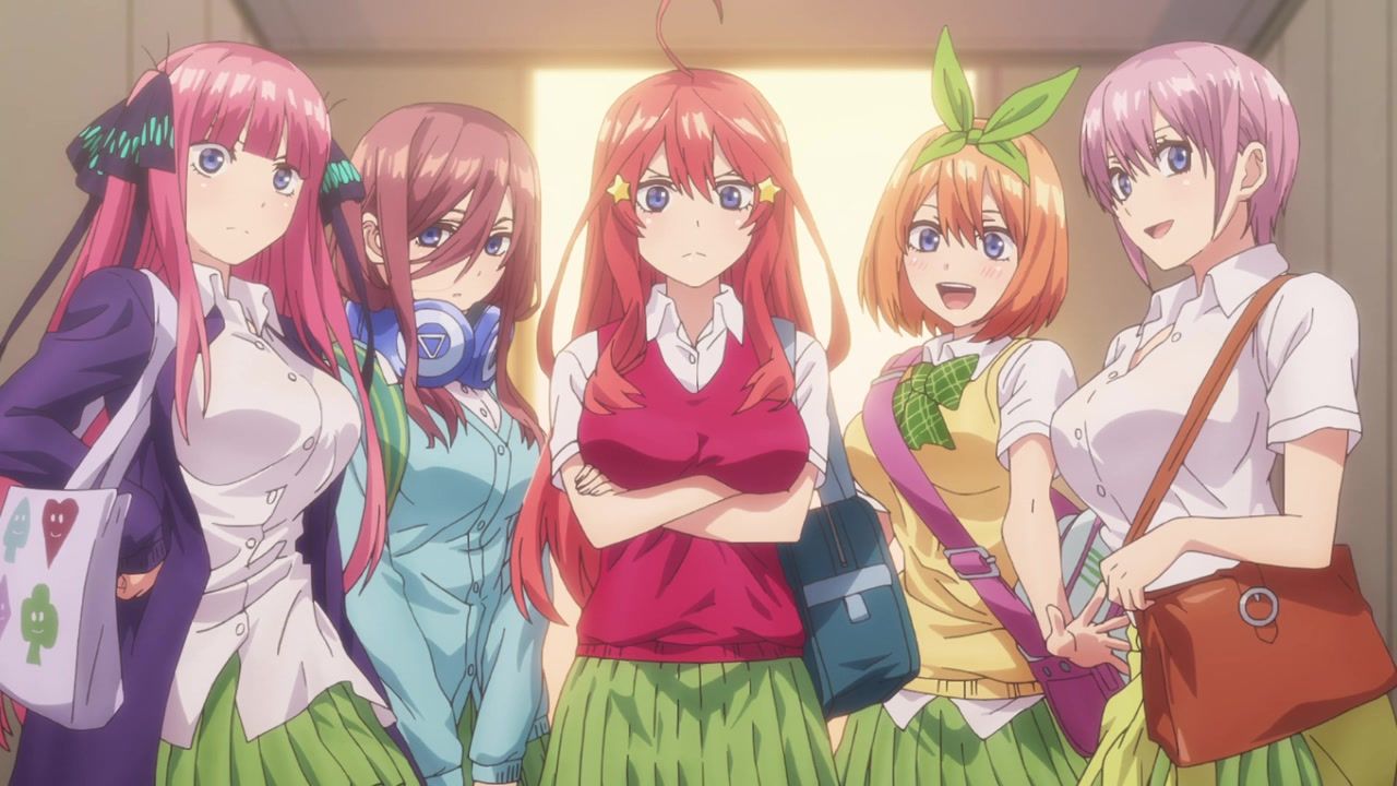 The Quintessential Quintuplets получили официальный релиз модного произведения 90-х и 2000-х годов