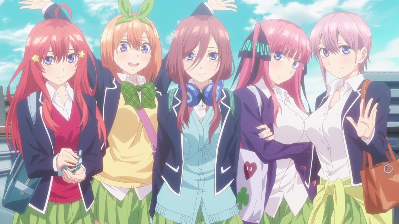 The Quintessential Quintuplets получили официальный релиз модного произведения 90-х и 2000-х годов