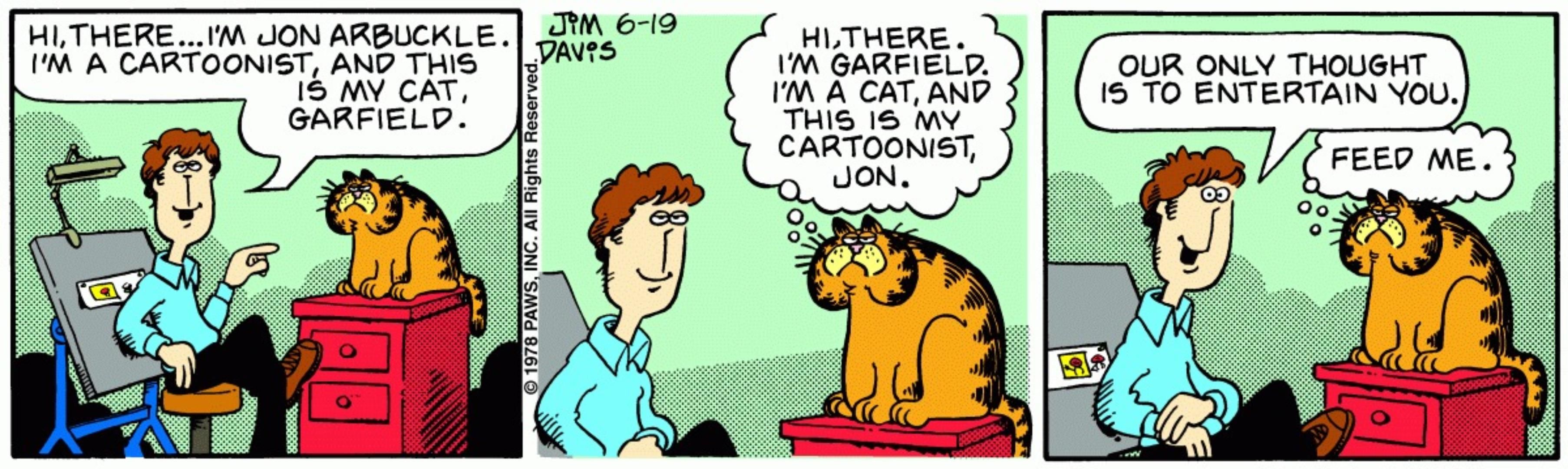 Five Times the Garfield Comic Strip Broke the Fourth Wall