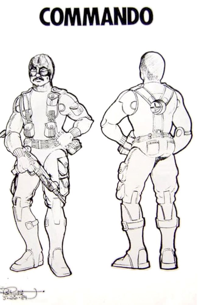 The original design of Snake Eyes