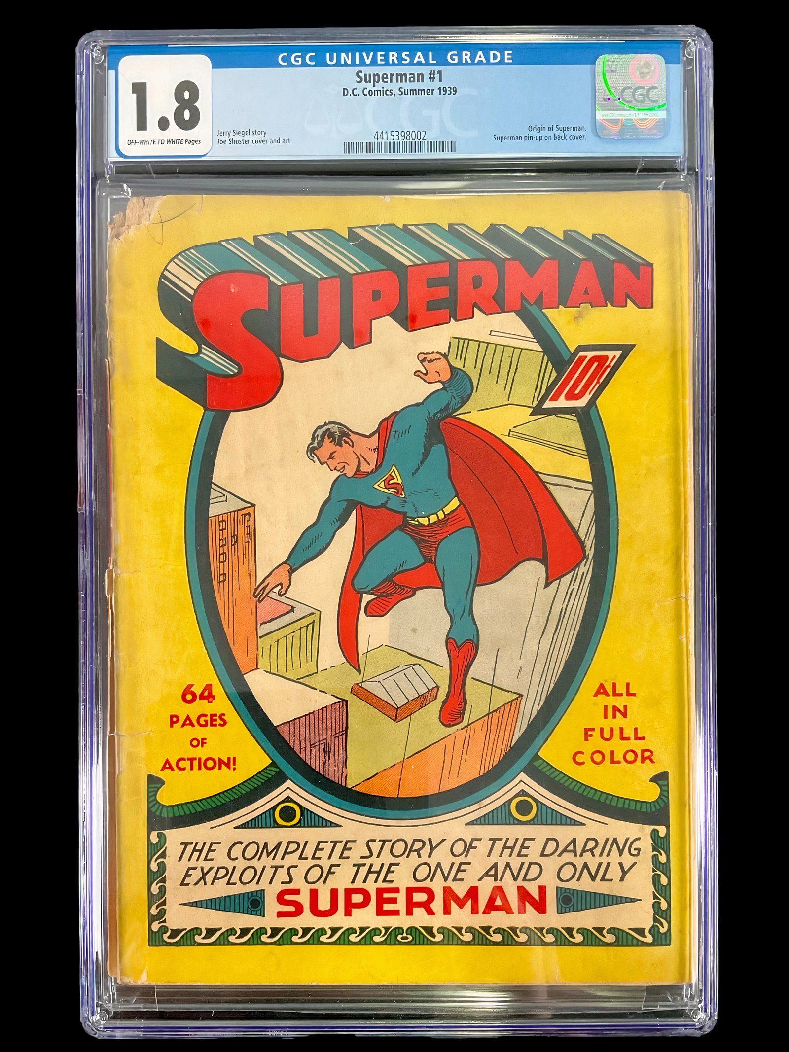 Superman #1 Will Be Auctioned Off For the First Time in the UK