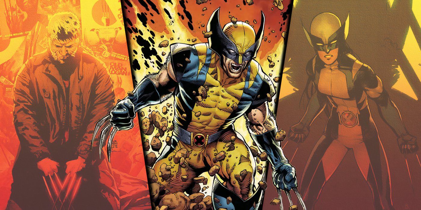 Split image of covers for Old Man Logan, The Return of Wolverine, and All-New Wolverine from Marvel Comics