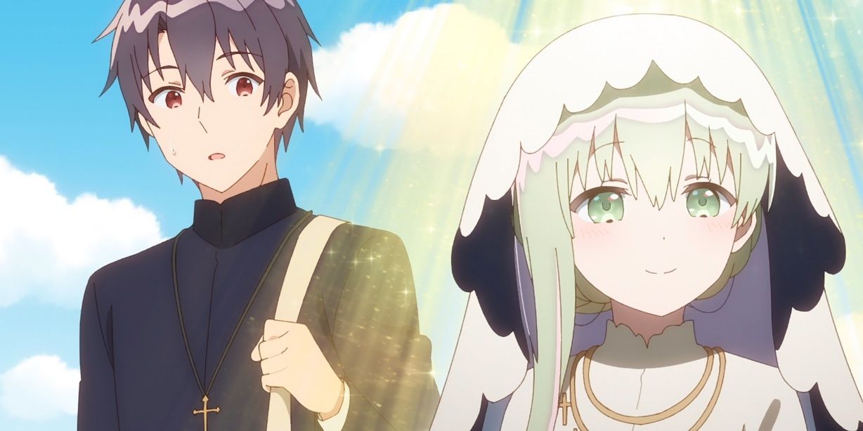 A holy light shines on Cecilia in Saint Cecilia and Pastor Lawrence