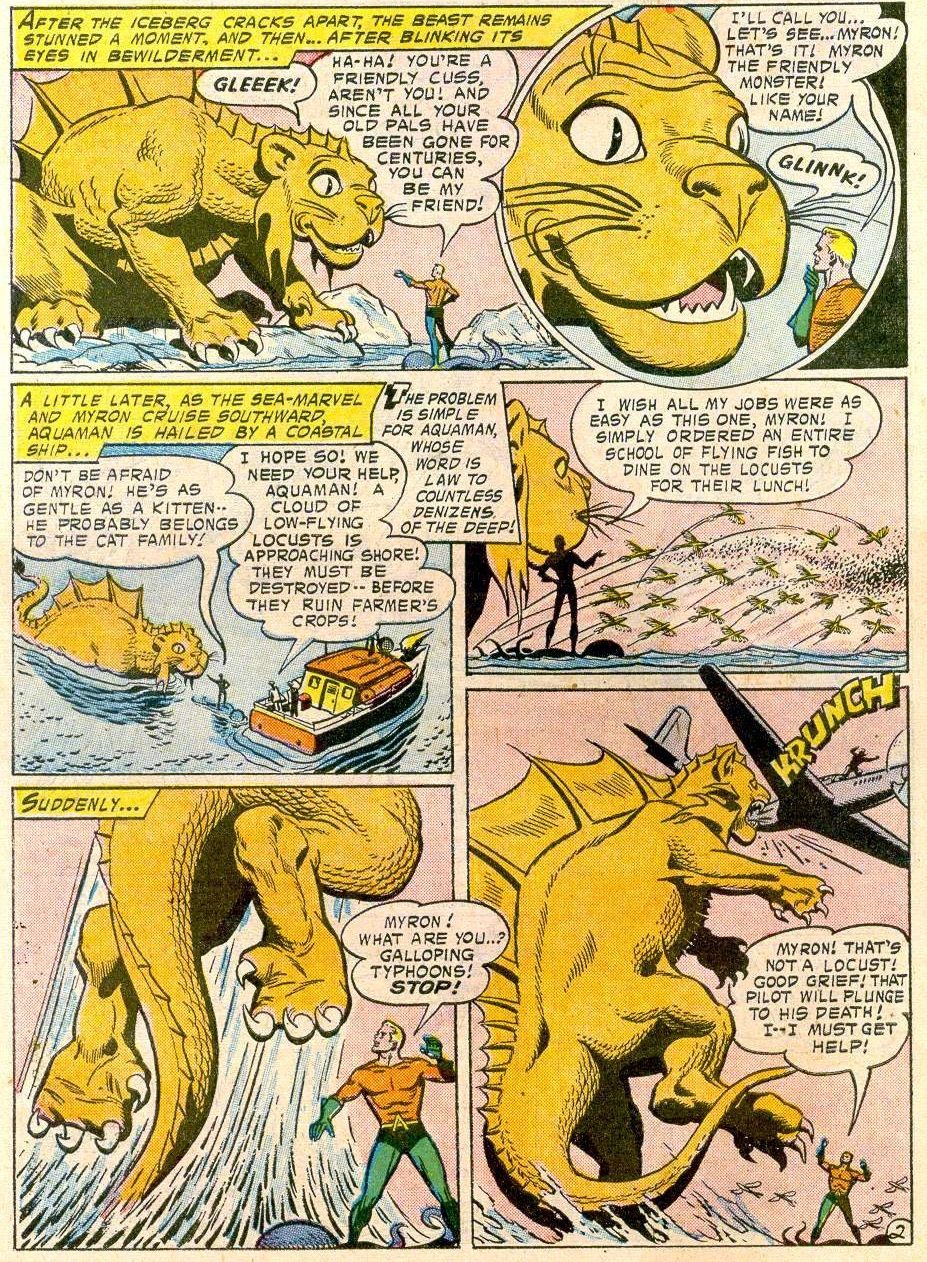 The Hilarious (Yet Tragic) Tale of Myron, Aquaman's Pet...Dragon Cat?!