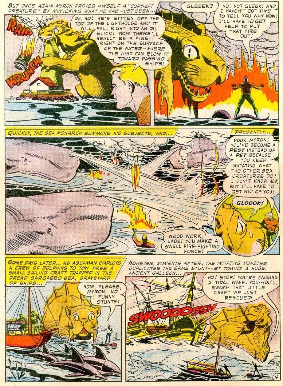 The Hilarious (Yet Tragic) Tale of Myron, Aquaman's Pet...Dragon Cat?!