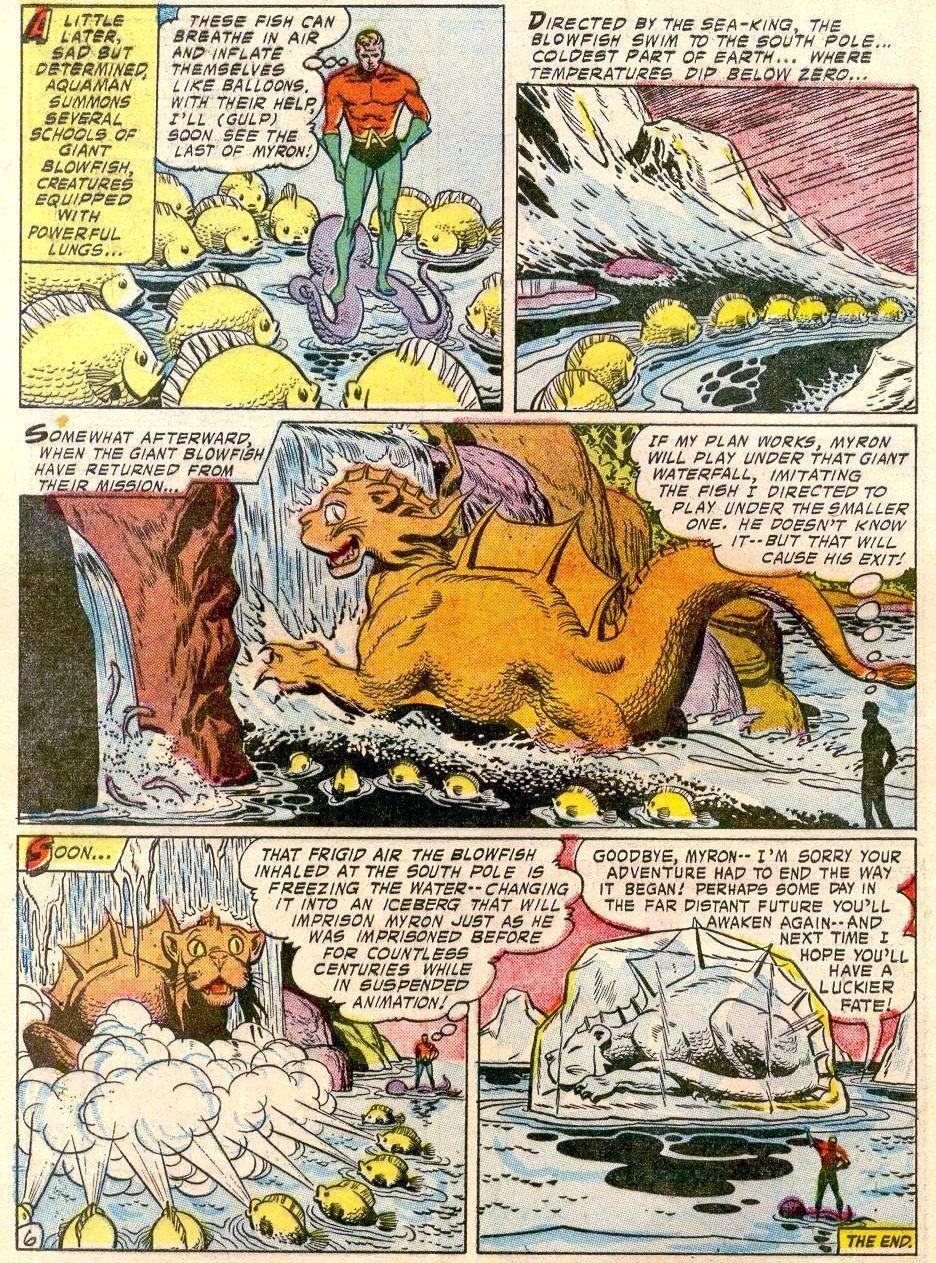 The Hilarious (Yet Tragic) Tale of Myron, Aquaman's Pet...Dragon Cat?!