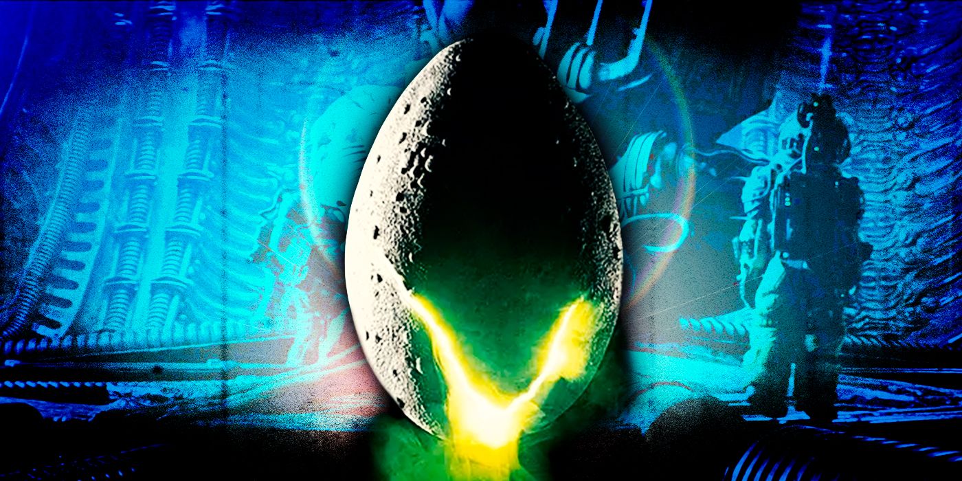The Facehugger egg glows in Alien (1979)