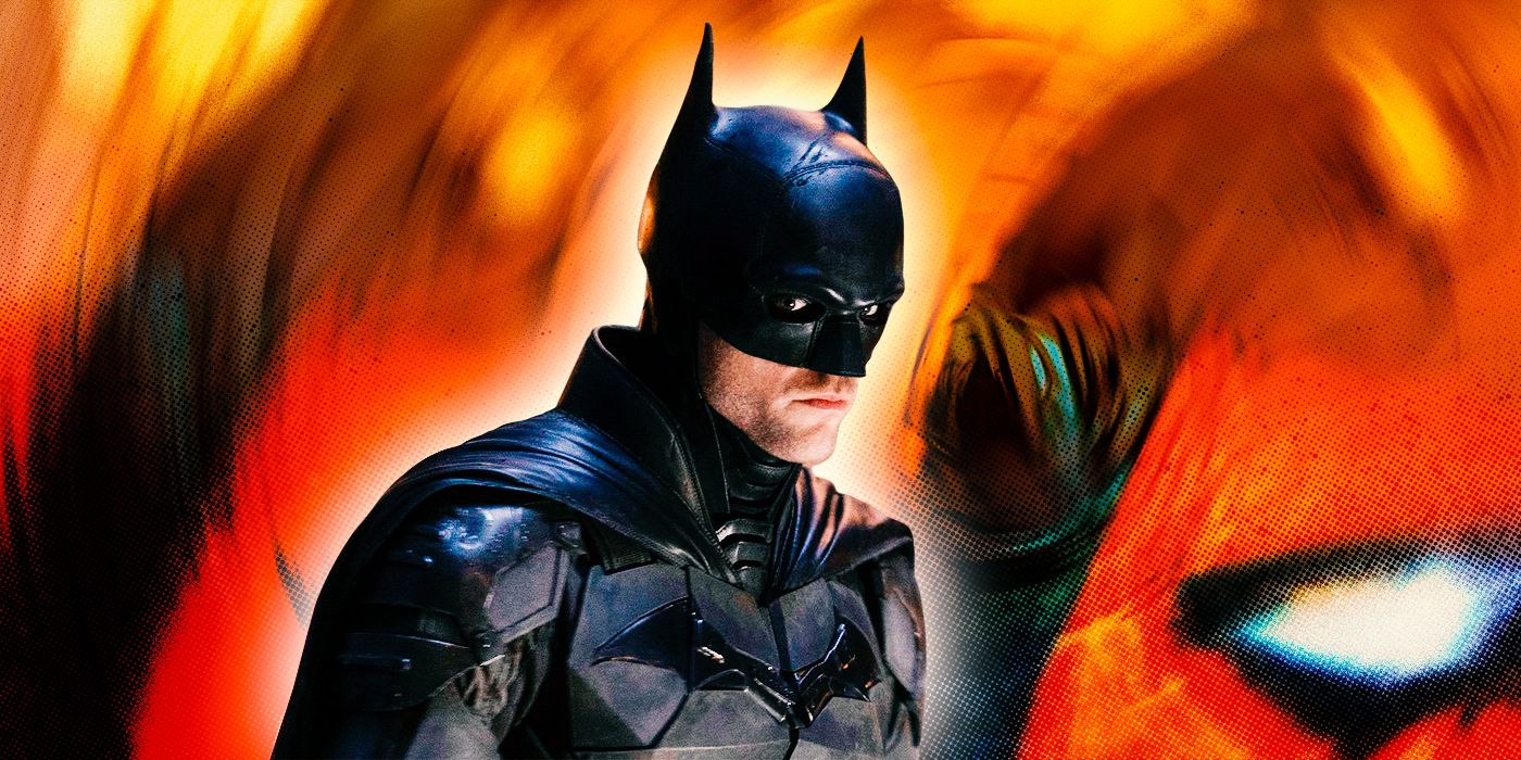 Batman and Deathstroke mask on the background