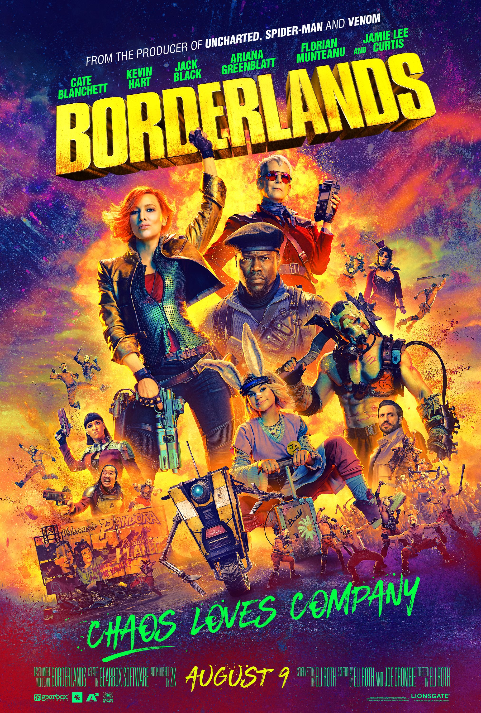 The latest Borderlands poster, which was revealed at CCXP Mexico