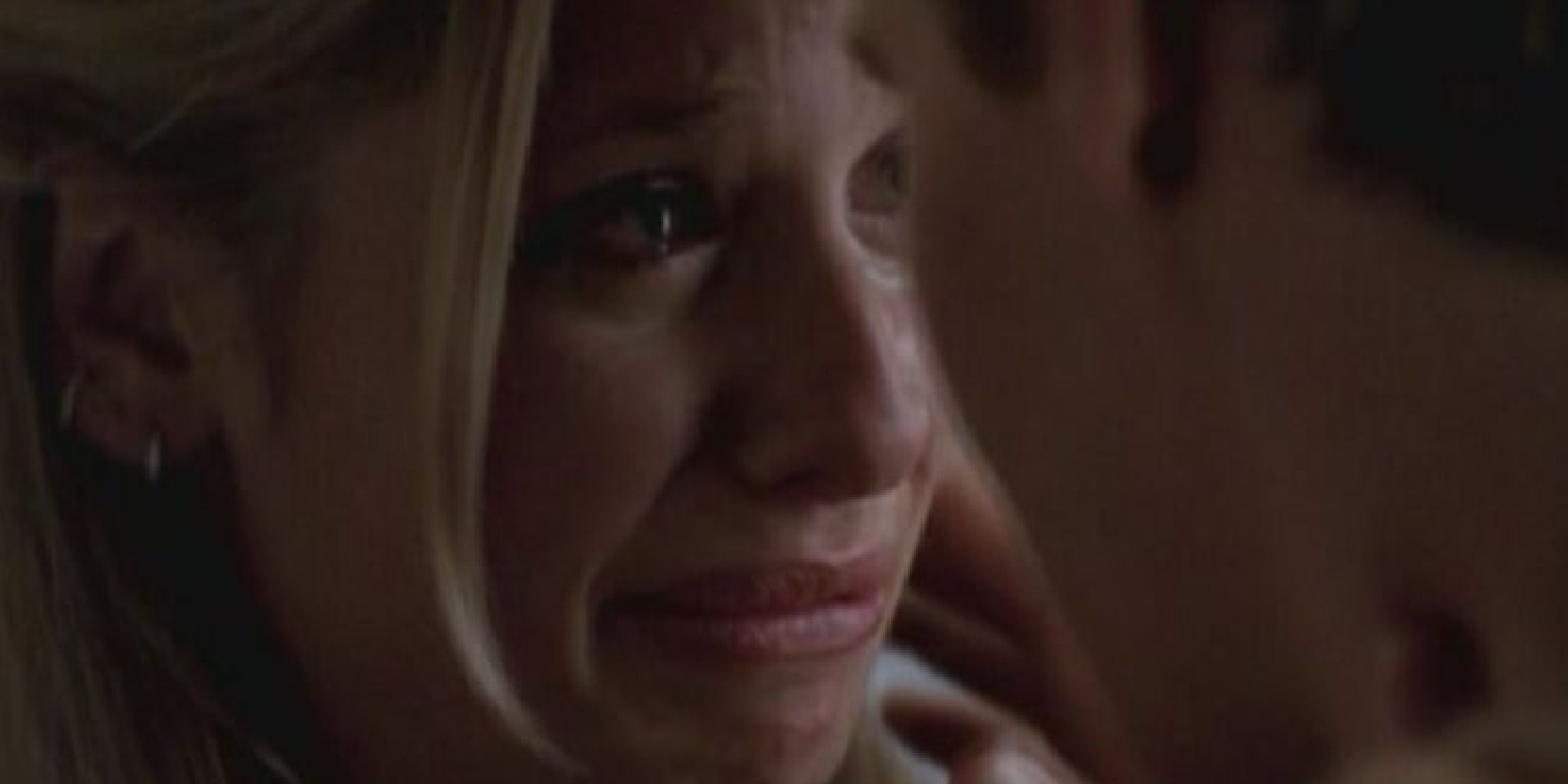 Buffy cries in Angel's arms in I Will Remember You